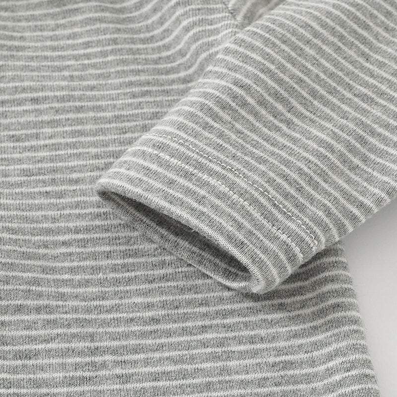 Onesie JUNO with Cuffs in Organic Cotton – Striped Design