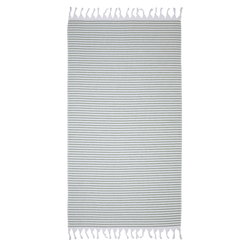 Scandi Striped Semi-Terry Towel