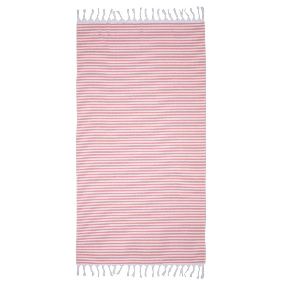 Scandi Striped Semi-Terry Towel