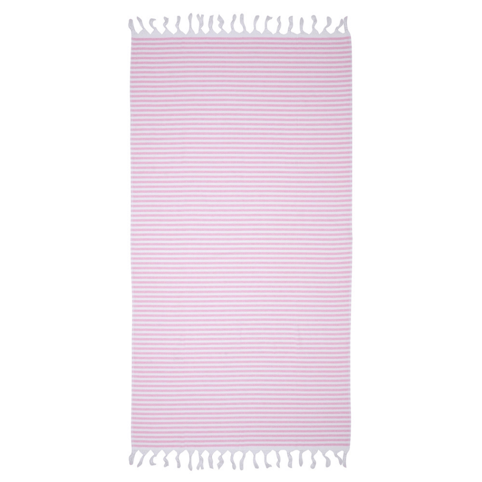 Scandi Striped Semi-Terry Towel