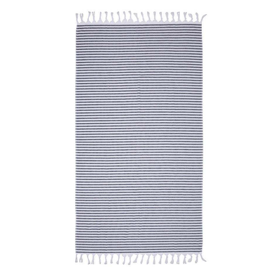 Scandi Striped Semi-Terry Towel