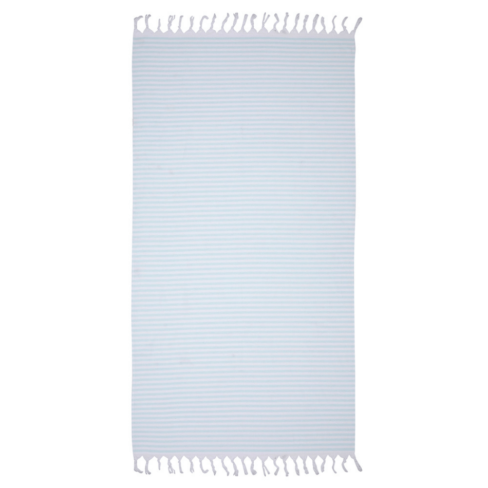 Scandi Striped Semi-Terry Towel