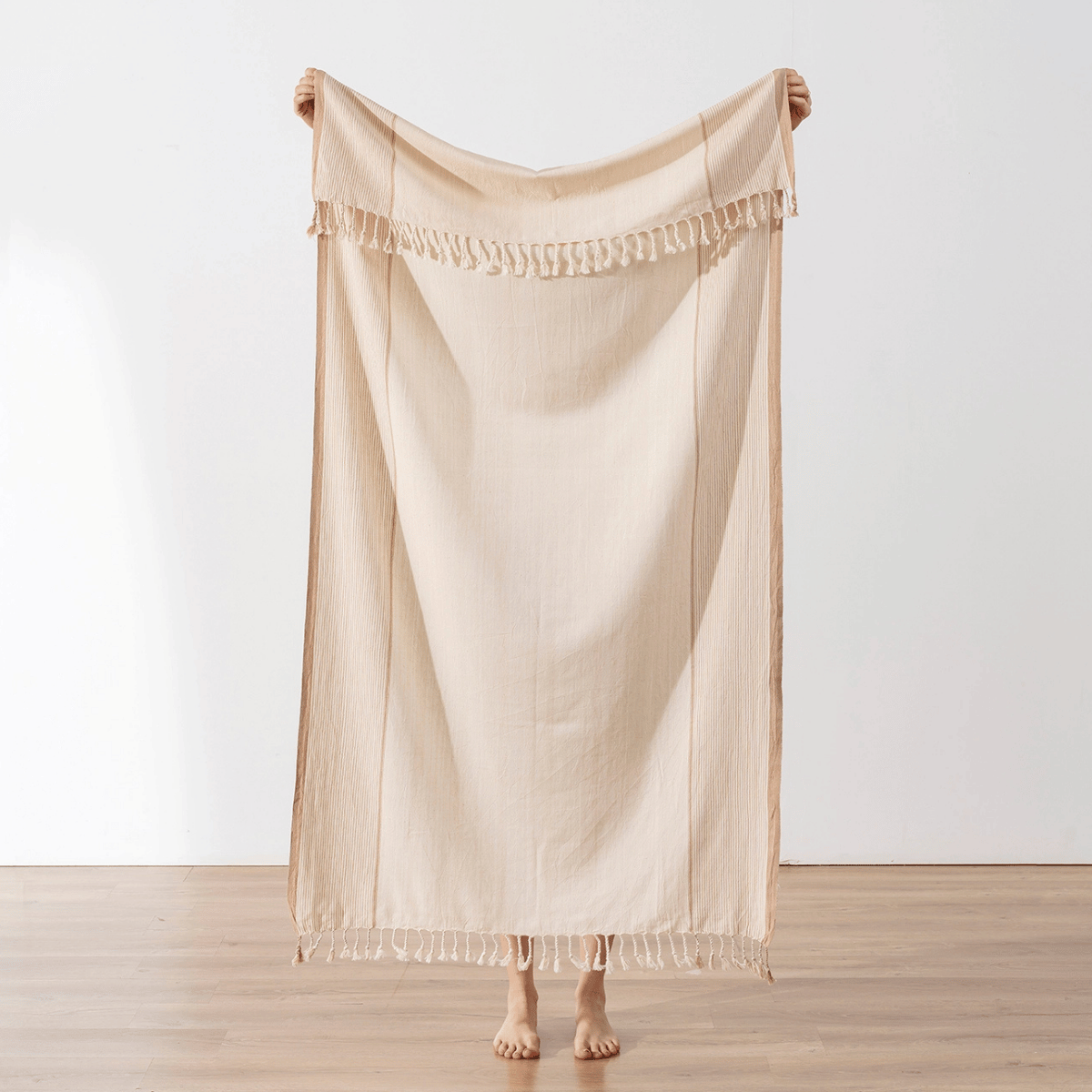 Beach Towel Beige Towel Set