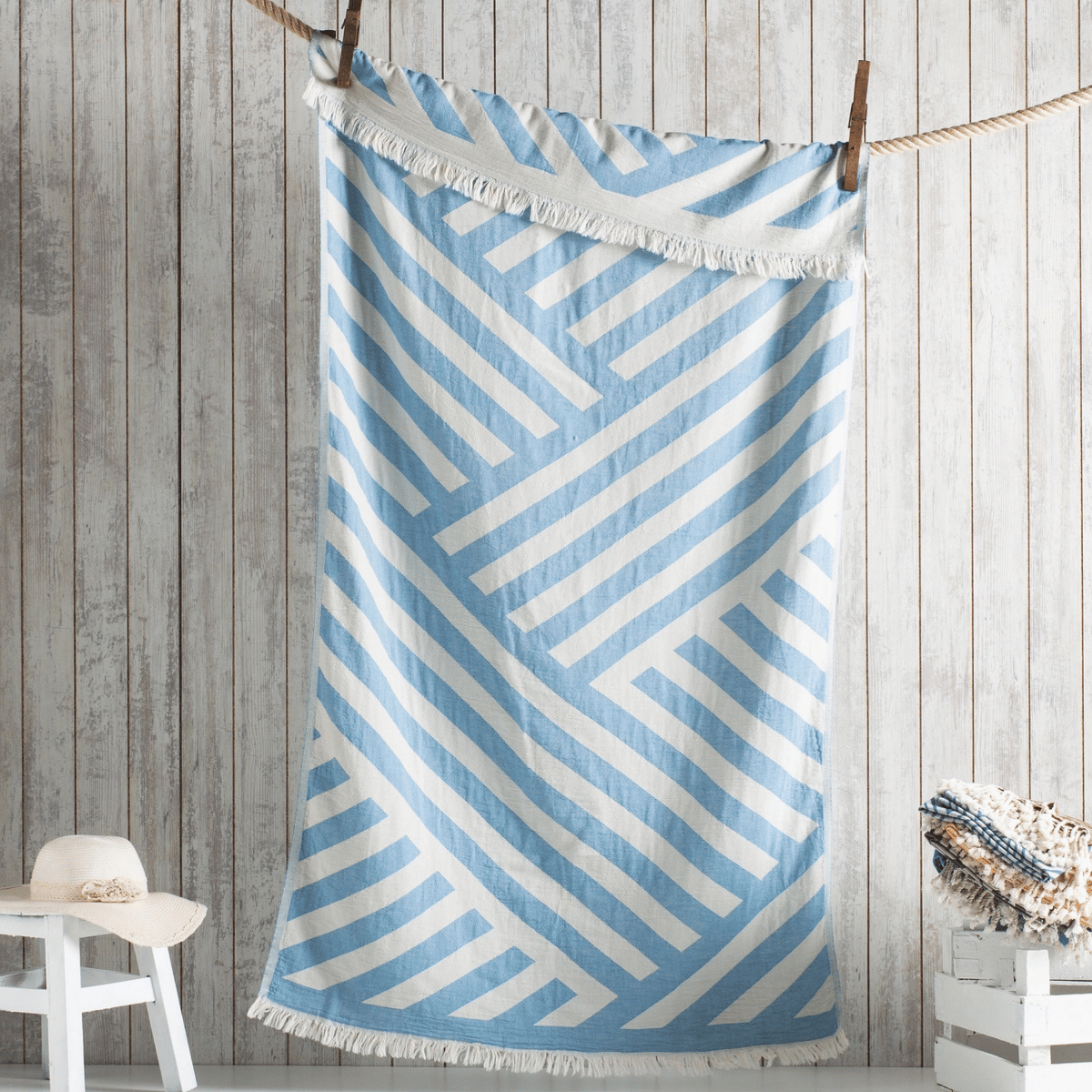 Hamam Towel Chevron