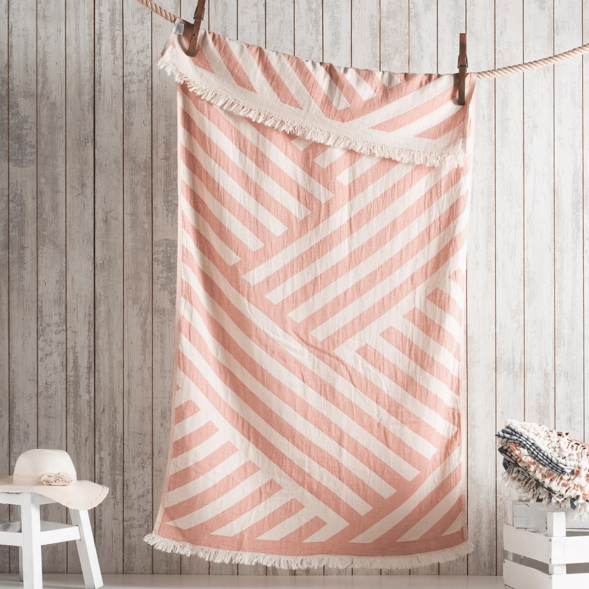 Hamam Towel Chevron