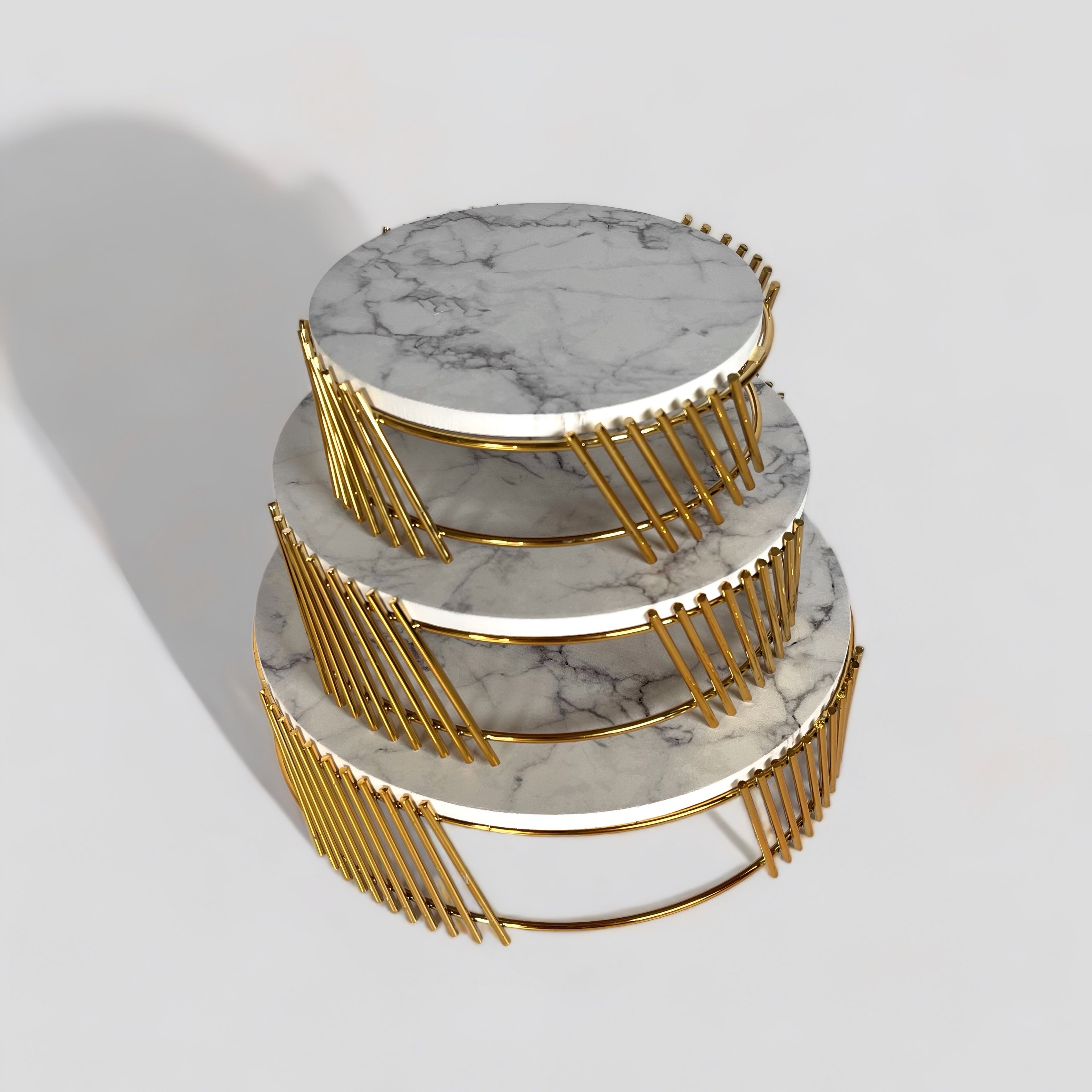 Nelly Striped Cake Stand