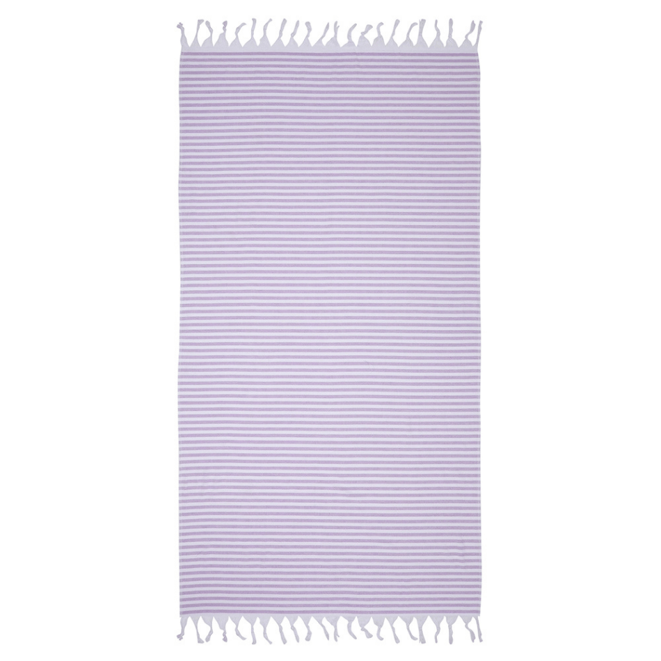 Scandi Striped Semi-Terry Towel