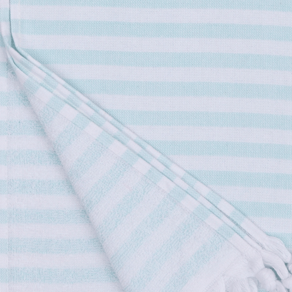 Scandi Striped Semi-Terry Towel